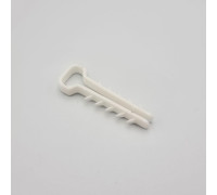 Дюбель ялинка (плаский) 10х6мм білий 100шт. 512552 Takel