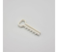 Дюбель ялинка (плаский) 12х6мм білий 100шт. 512553 Takel