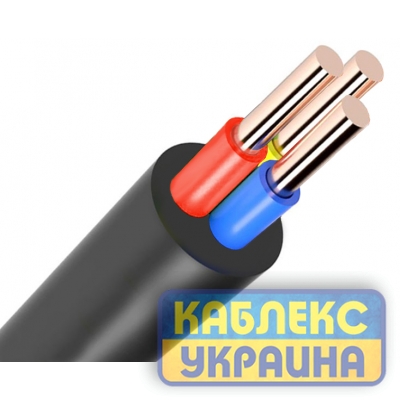 Кабель ВВГнг-LS 3 х 4.0, 1 м KUc11-334 КАБЛЕКС
