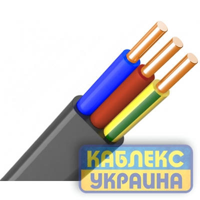 Кабель ВВГнг-LS П 3х6,0 1 м KUc13-336 КАБЛЕКС