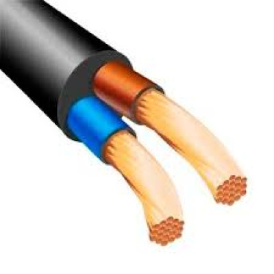 Провод ПВС 2х2.5 мм² 1 м черный КАБЛЕКС