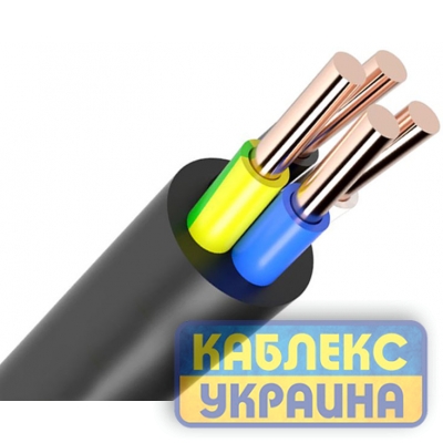 Кабель ВВГ нг-LS 4х2,5 1 м KUc11-342.5 КАБЛЕКС