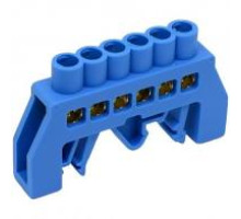 Шина нульова в ізоляторі на Din-рейку HCD 6х9/6 502977с TAKEL