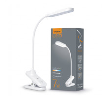 Настольная лампа на клипсе LED VL-TF09W 7W 3000 - 5500K 220V VIDEX