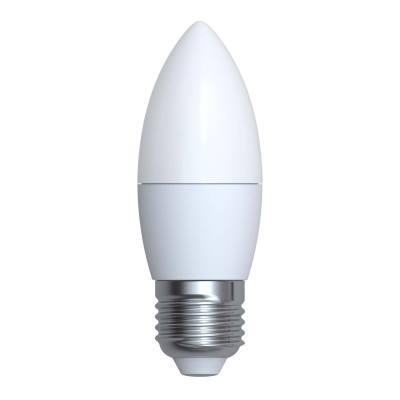 Лампа светодиодная LED свеча матовая C37 6W E27 4000K VitoONE