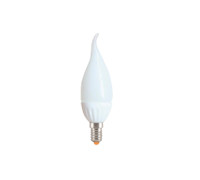 Лампа светодиодная LED свеча матовая на ветру C37 6W E14 2700K VitoONE