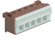 Блок фазных клемм 5x16мм2+17x4мм2 ширина 90мм Hager QiuckConnect KN22P