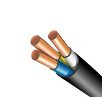 Кабель ВВГНХД 3 х 6.0 мм² 1 м КАБЛЕКС