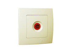 Розетка ТВ концевая кремова Makel Lillium Natural Kare