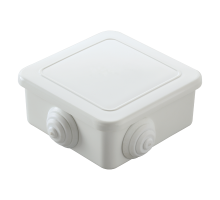 Распределительная коробка квадратная с крышкой MAKEL