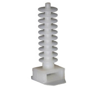 Площадка с дюбелем для стяжки кабельной CTH1-10 белая(100шт) Takel