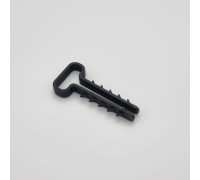 Дюбель ялинка (плаский) 4 (16х6мм) чорний 100шт.