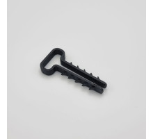 Дюбель ялинка (плаский) 4 (16х6мм) чорний 100шт.