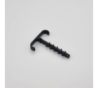 Дюбель ялинка (плаский) для 2х дротів (12х6мм) (100шт) 512571 TAKEL