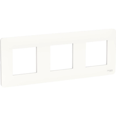 Рамка трехпостовая белый Unica New Studio Schneider