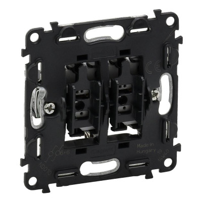 Механизм выключателя проходного двухклавишного Valena IN'MATIC Legrand