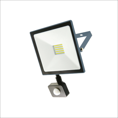 Прожектор светодиодный LED INDUS  30W SMD 60K 2850Lm IP44 з датч