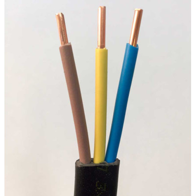 Кабель ВВГпнг 3 х 4.0 мм² 1 м KUc13-234 КАБЛЕКС