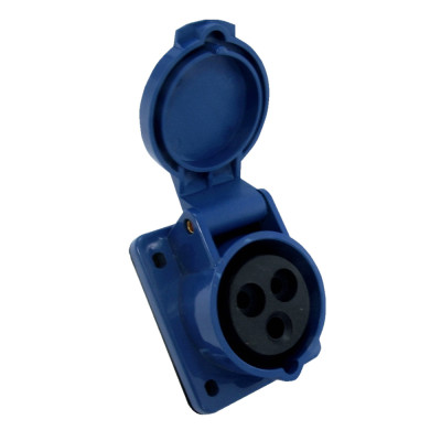 Розетка стаціонарна внутрішня 413 16А 220В 2Р+Е IP44